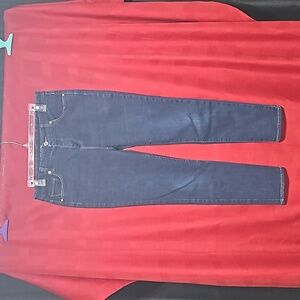 Chicos dark wash skinny ankle jeans